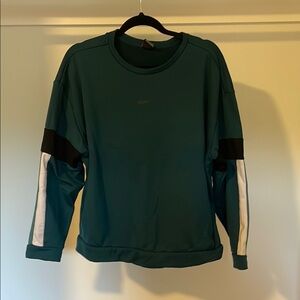 Nike Teal and Black Crewneck Sweatshirt